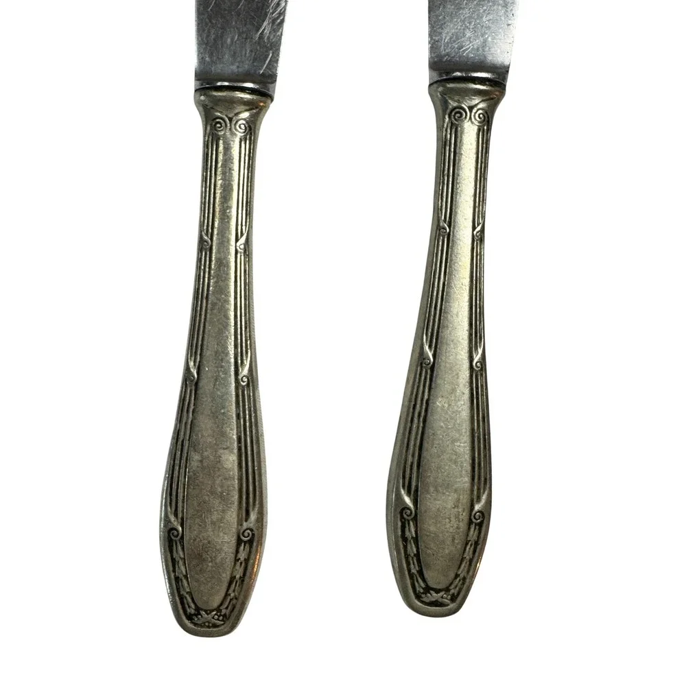 Vintage Set of (4) ROSTFREI Table Knives Germany Mid Century Modern 1960s